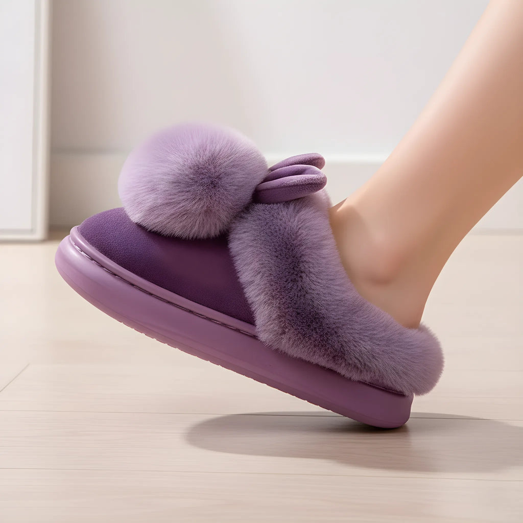Bunny Plush Slippers - Women's Month Sale