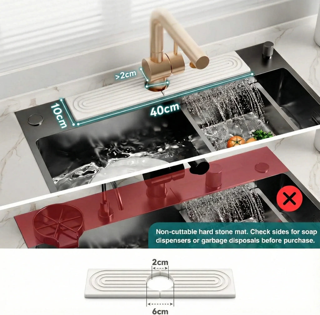 The InstaDry Faucet Stone Mat - Limited Time Offer