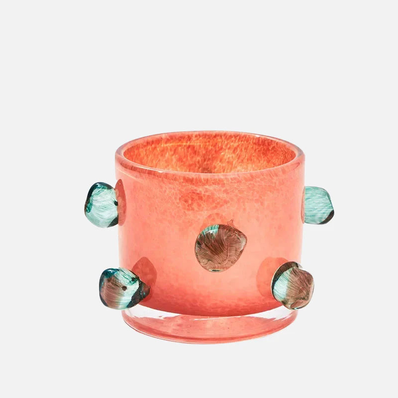 Gemstone Cluster Glass Vase & Candle Holder
