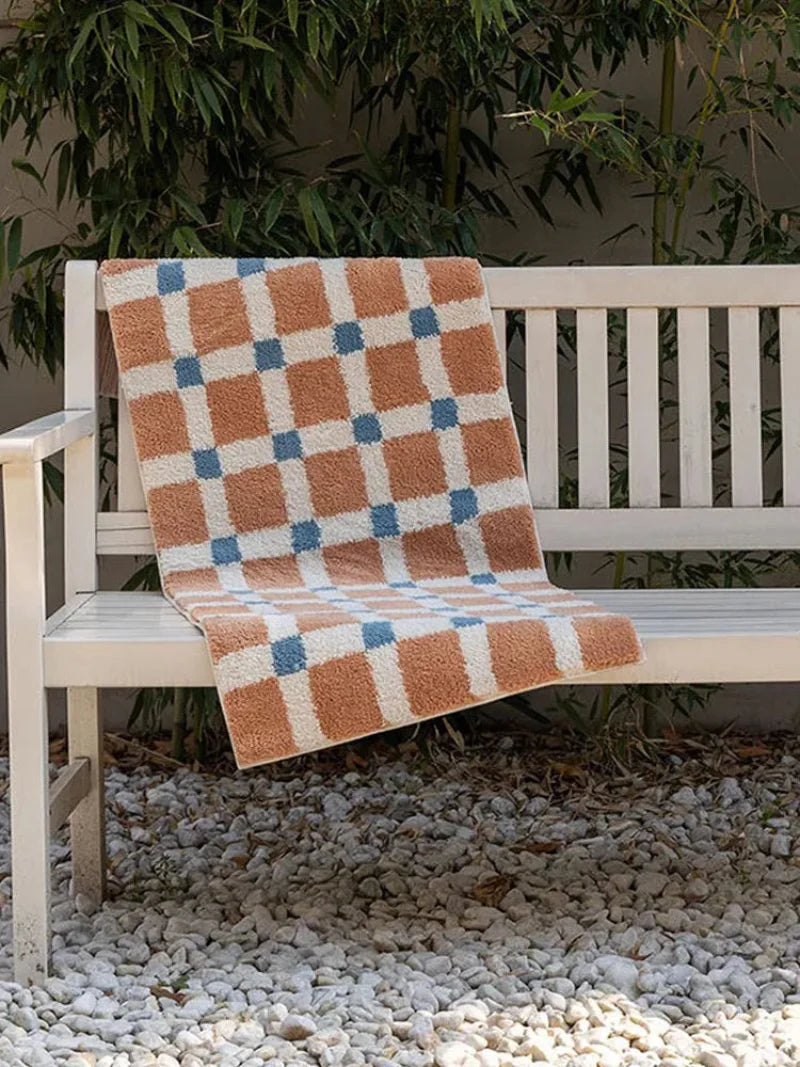 Geo Runner Tufted Area Rug