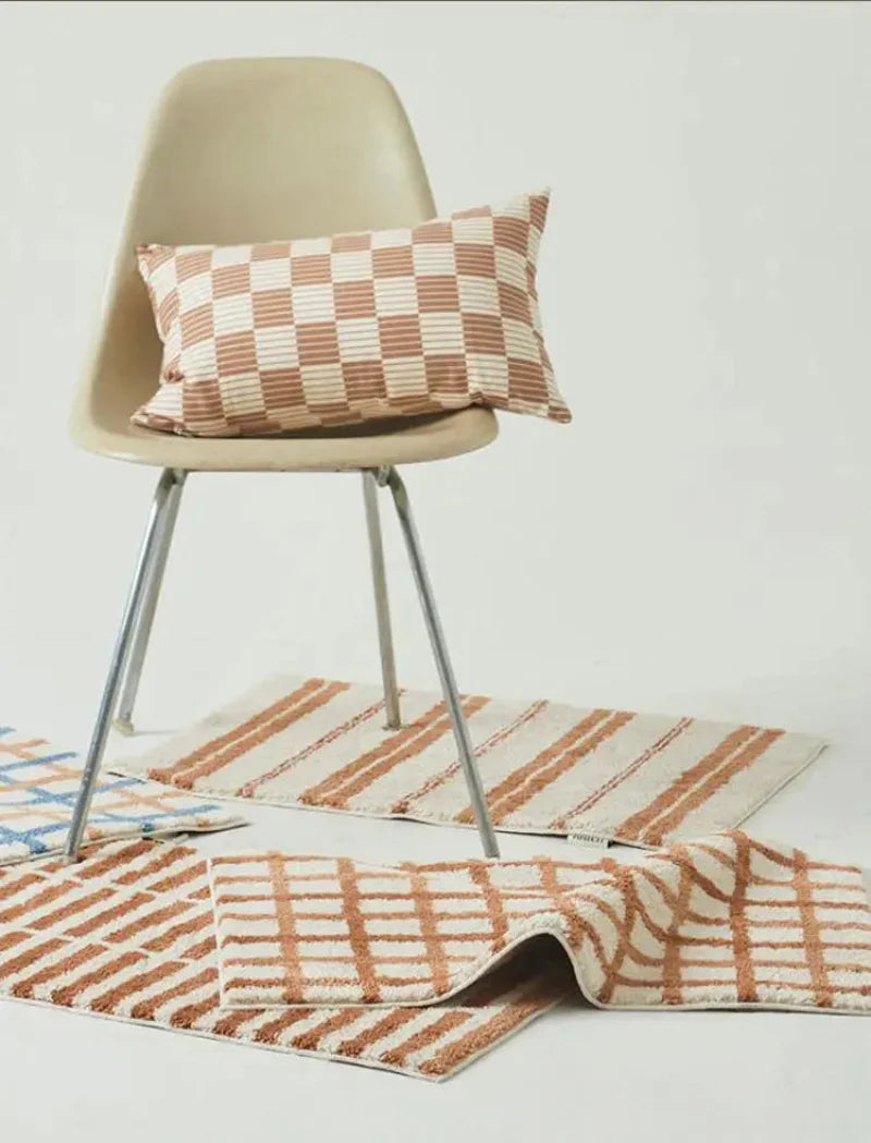 Geo Runner Tufted Area Rug