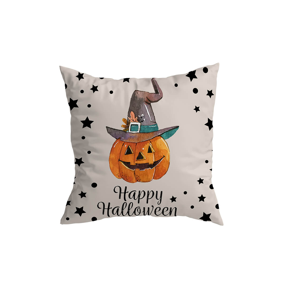 Cat Halloween Cushion Covers Ghoulish Pumpkin