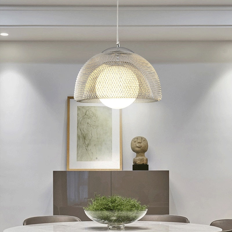 Gill Net Cocoon LED Pendant Light