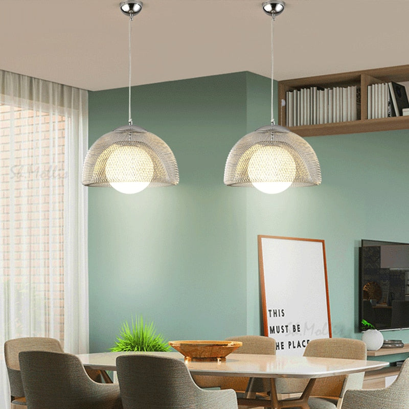 Gill Net Cocoon LED Pendant Light