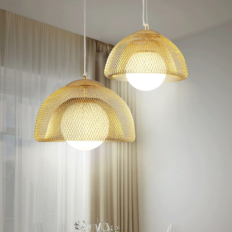 Gill Net Cocoon LED Pendant Light