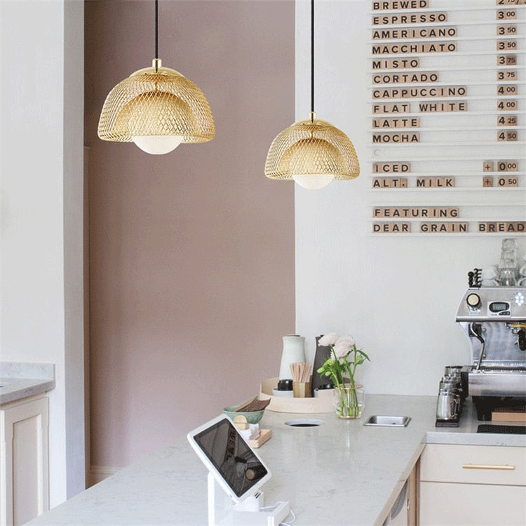 Gill Net Cocoon LED Pendant Light