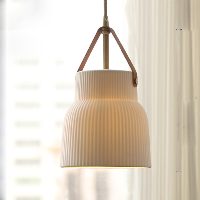 Gina Ridged Ceramic Pendant Lights