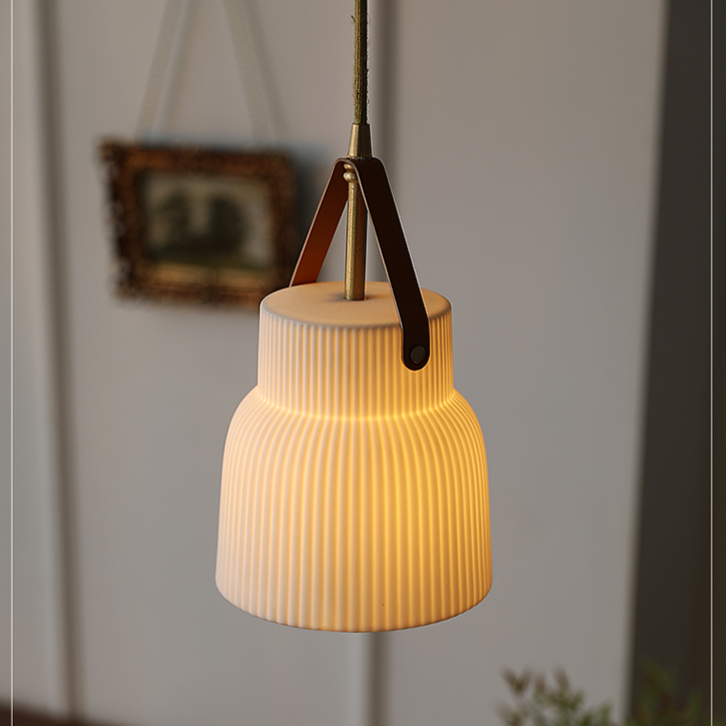 Gina Ridged Ceramic Pendant Lights