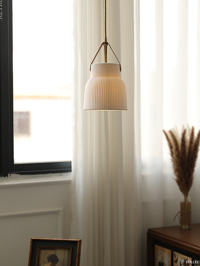 Gina Ridged Ceramic Pendant Lights