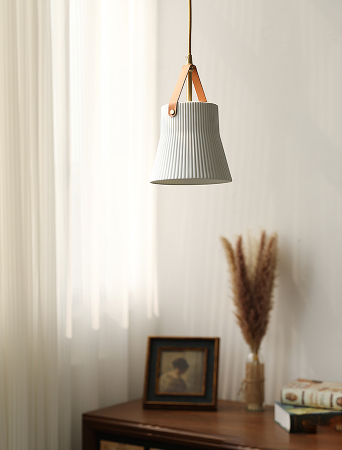 Gina Ridged Ceramic Pendant Lights