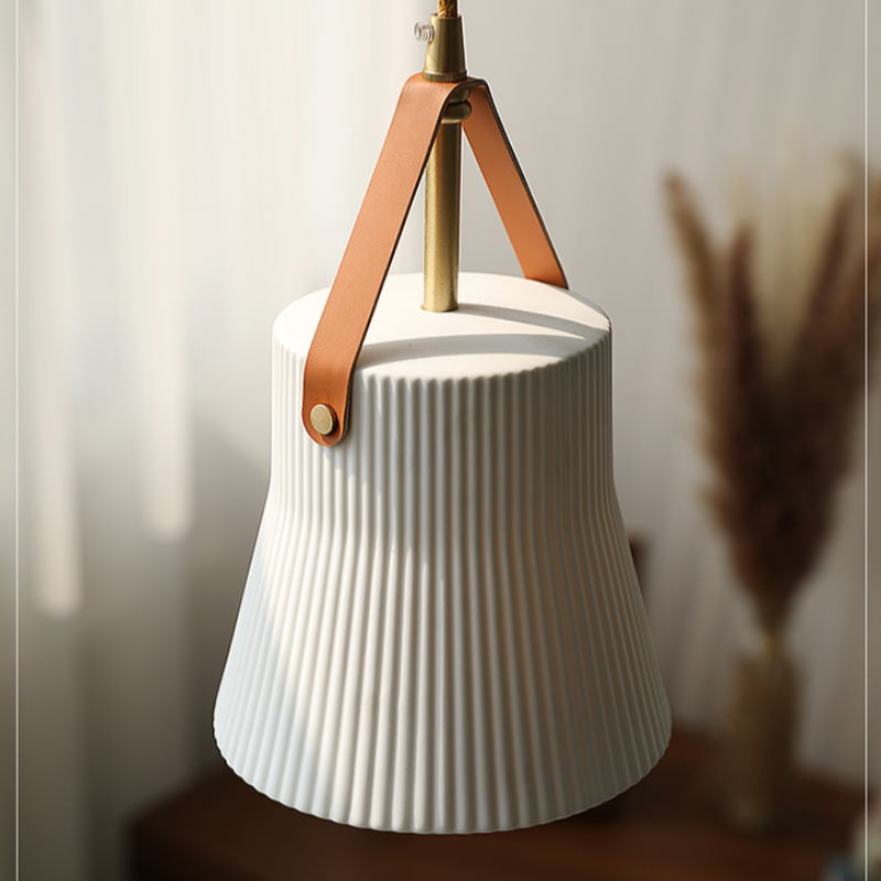 Gina Ridged Ceramic Pendant Lights