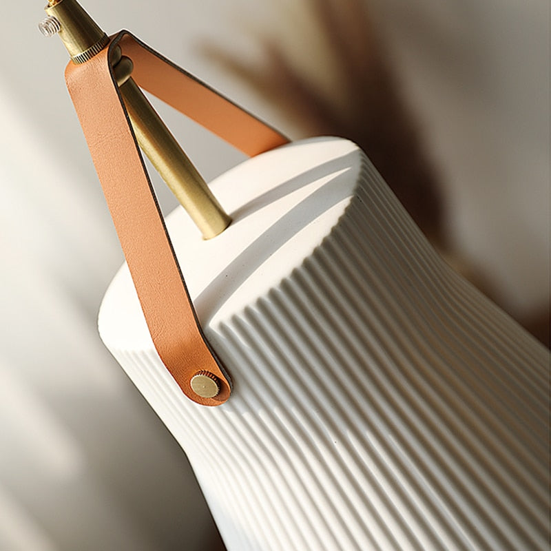 Gina Ridged Ceramic Pendant Lights