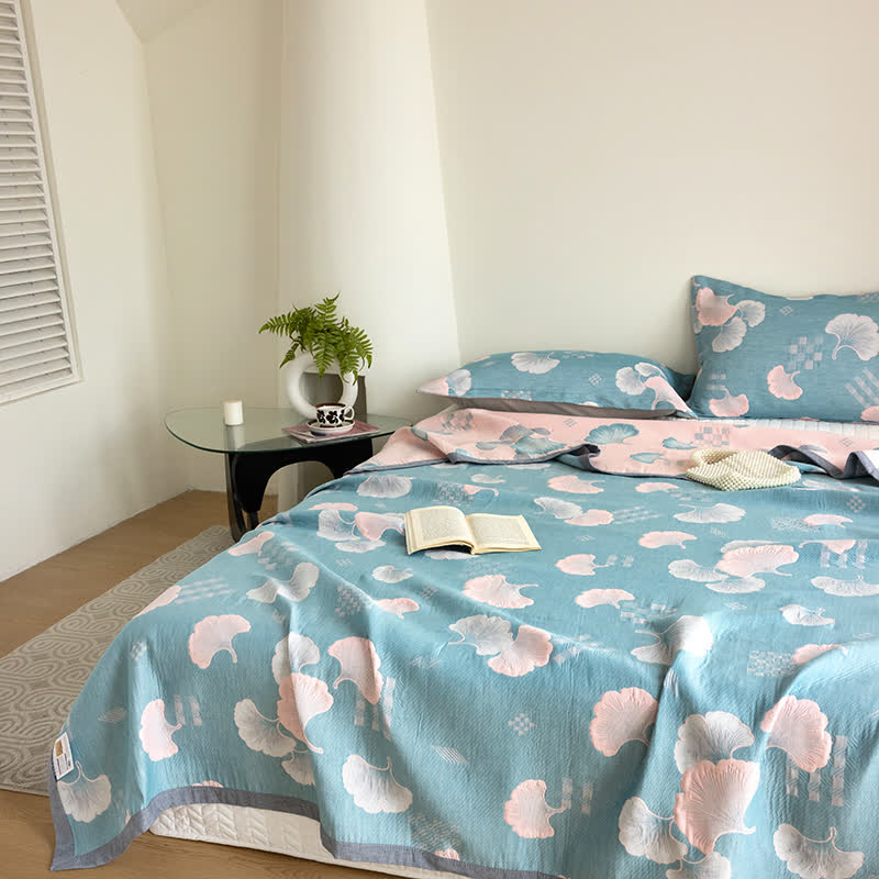 Ginkgo Cotton Quilt - 100% Cotton
