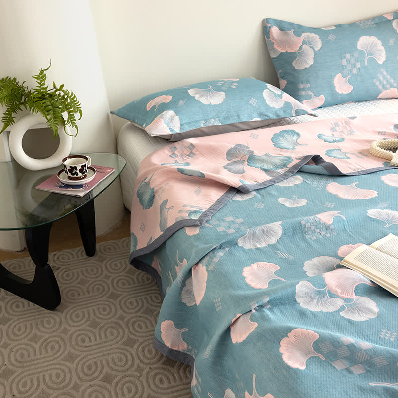 Ginkgo Cotton Quilt - 100% Cotton