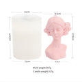 Girl Portrait Candle Mold