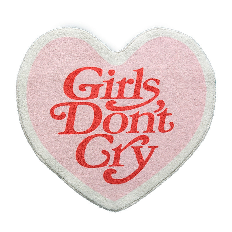 Aesthetic Heart Rug Girls Don`t Cry