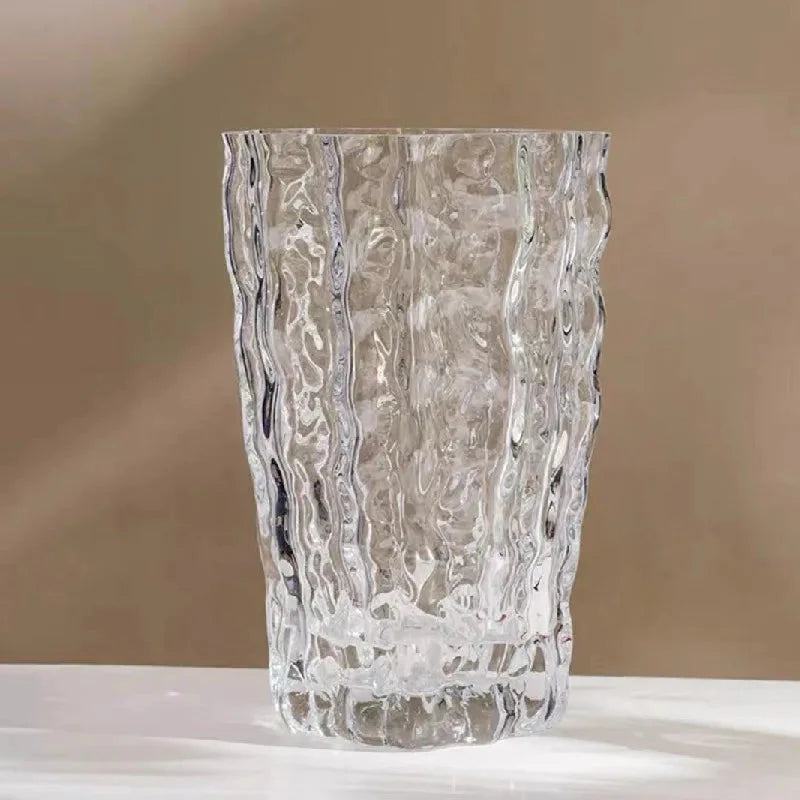 Glacier Flower Vase Transparent Medium