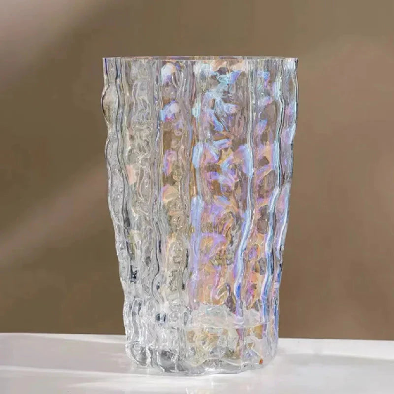 Glacier Flower Vase Rainbow Medium
