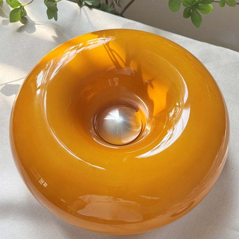 Glass Donut Table Lamp - Final Sale