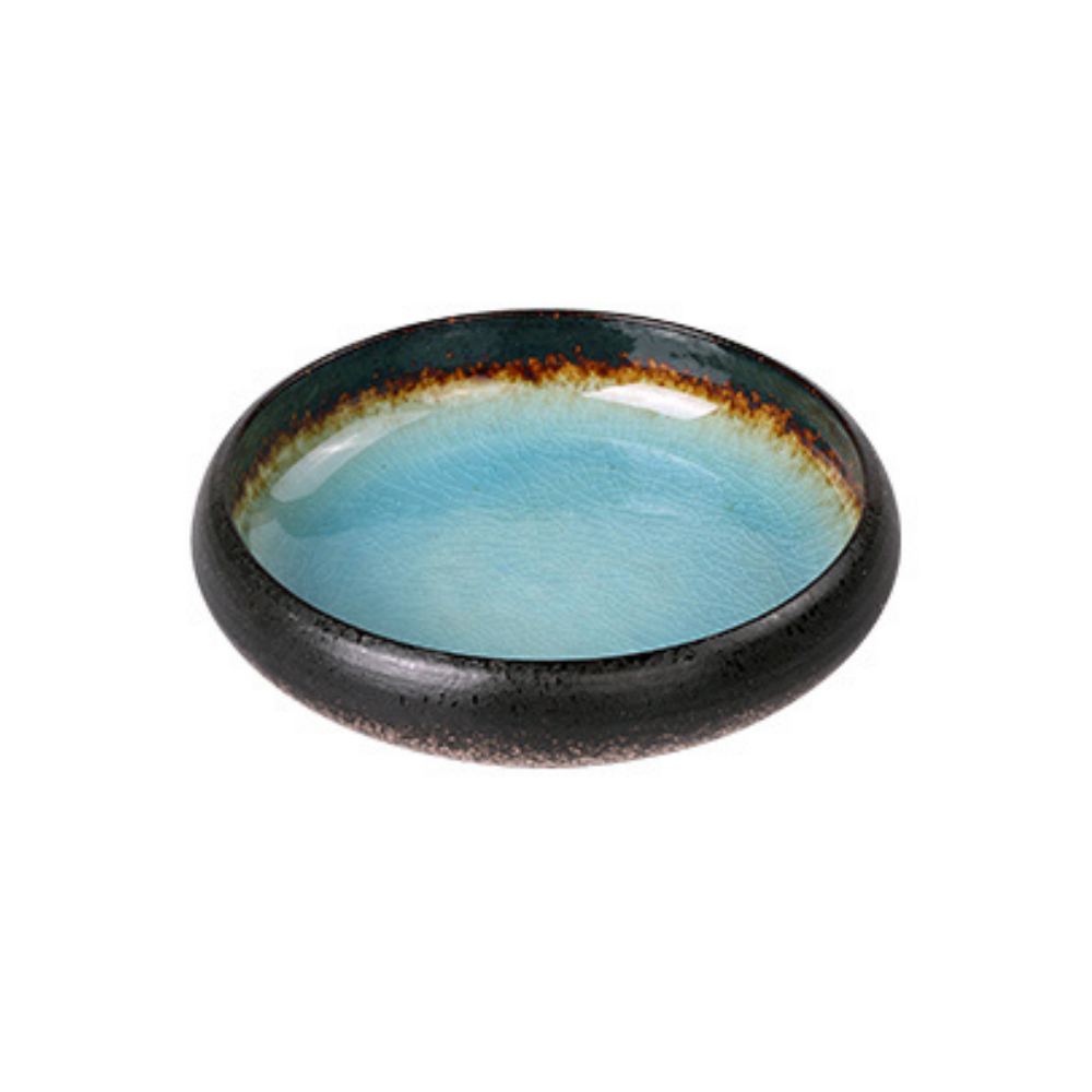 Glazed Shore Deep Dish Plate