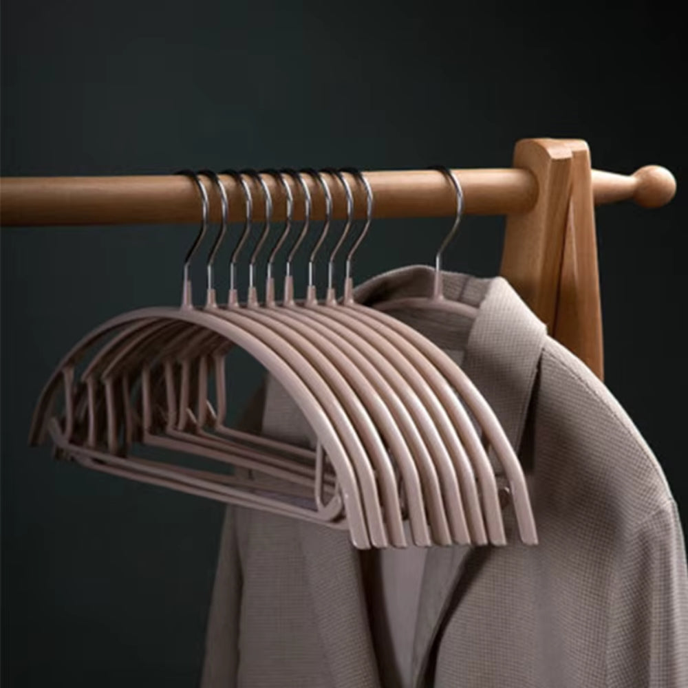 Glide Coat Clothes Hangers | 10 pcs Set 16"x9"
