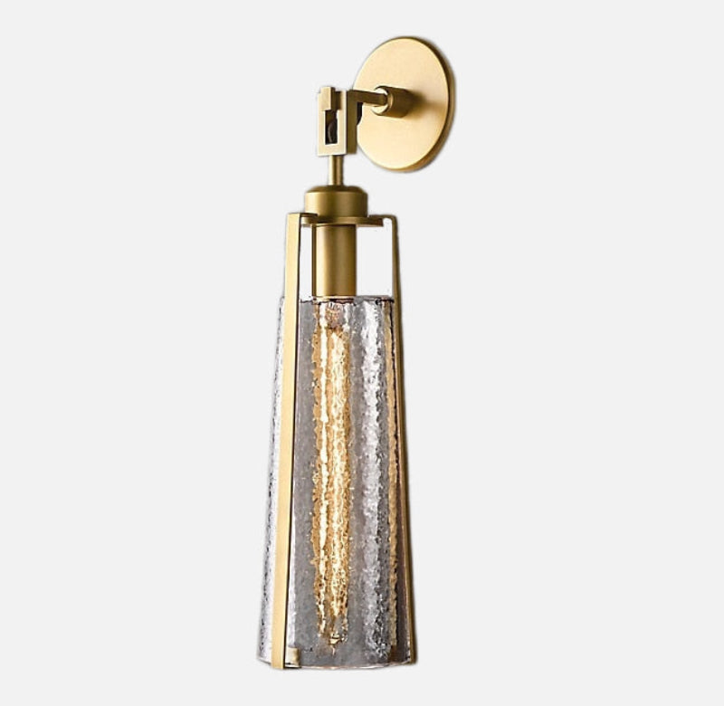 Glitter Light Luxury Wall Lamp Gold Wide