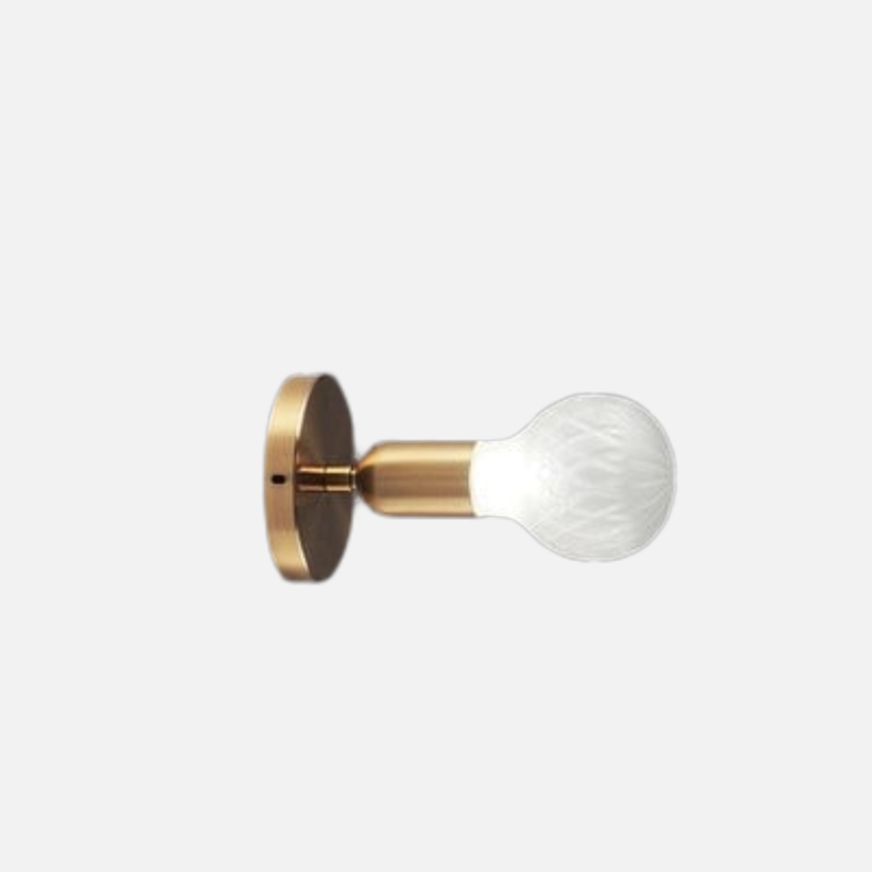 Glitz LED Wall Light Frosted Straight