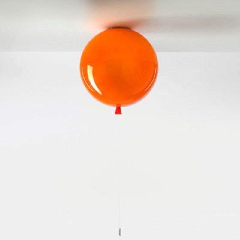 Globo Whimsical LED Ceiling Light Orange