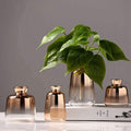 AuroraGold Reflective Vase
