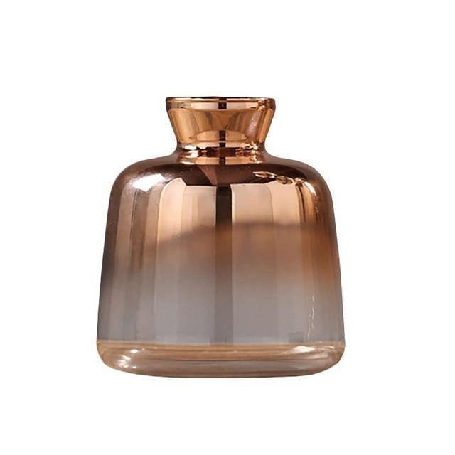 AuroraGold Reflective Vase