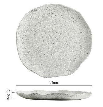 Granite Dinner Plates and Bowls 10 Inch plate