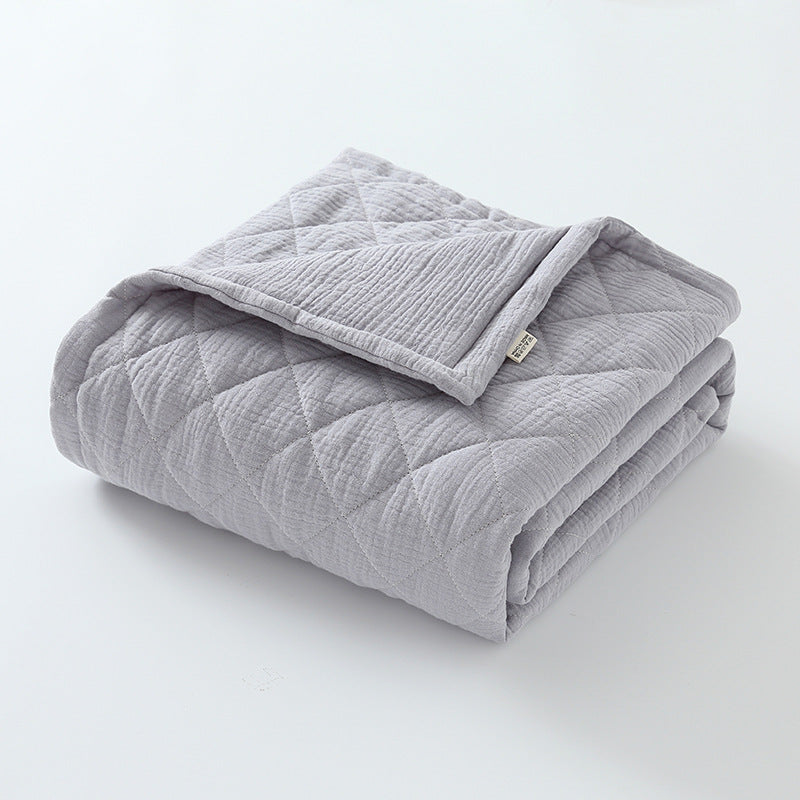 Cotton Muslin Baby Quilt – Soft & Lightweight Grey