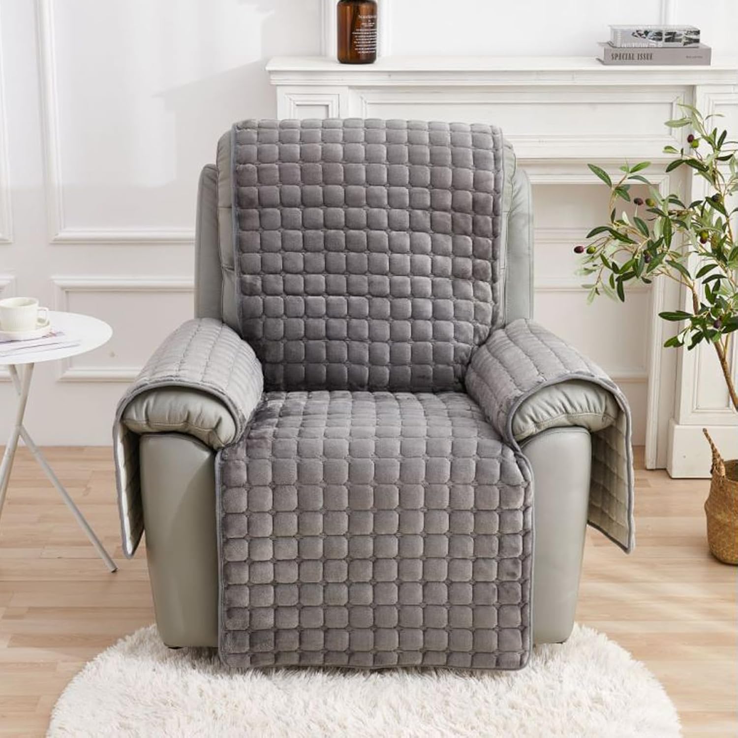 Quilted Recliner Chair Cover Protector