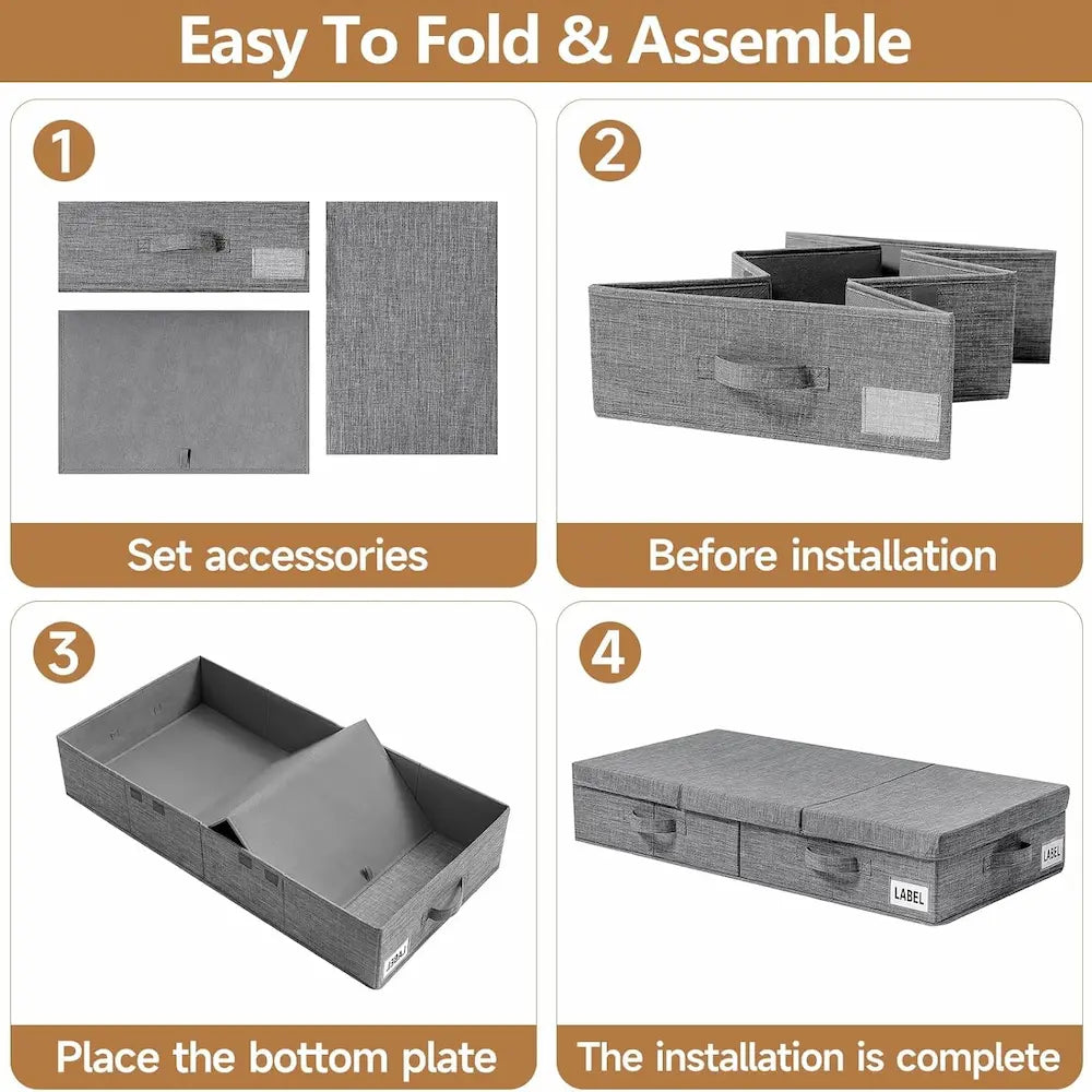 Under Bed Storage Container Box