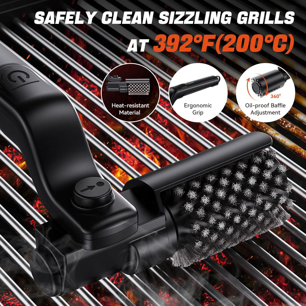 GrillMaster Pro™ – Electric Grill Brush