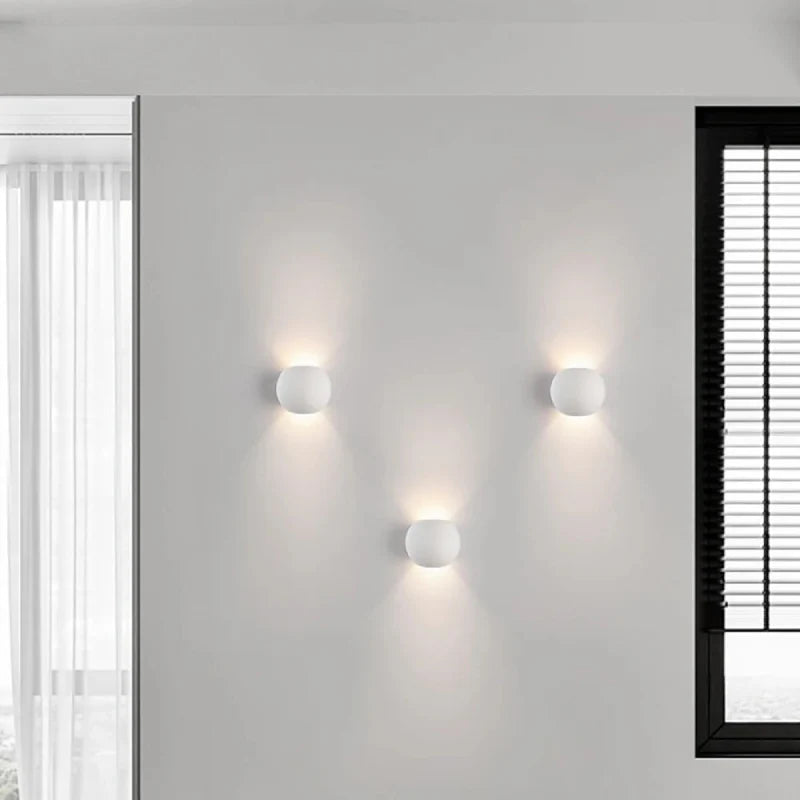 Gypsum LED Wall Lamp