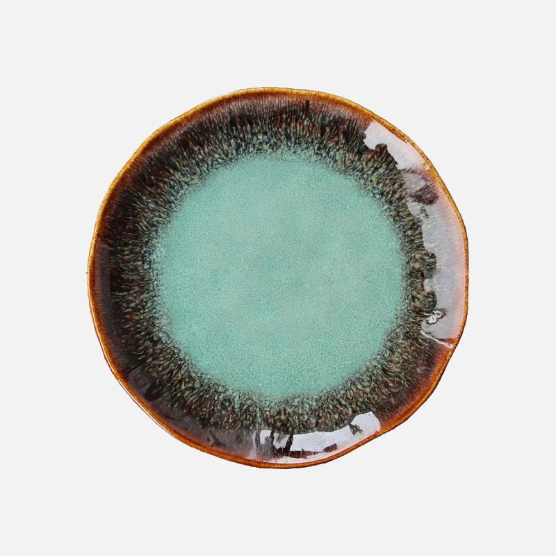 Deep Forest Glaze Plate