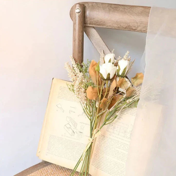 Faux Dried Rose Bundle