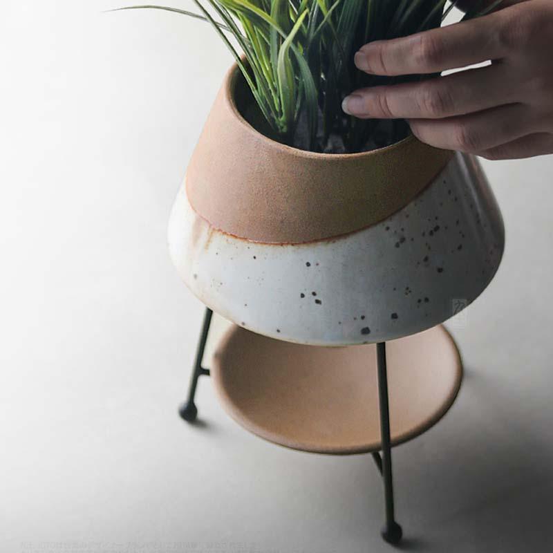 Clay Cascade Planter Set