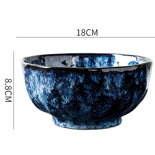Blue Nebula 10-Piece Dinner Set