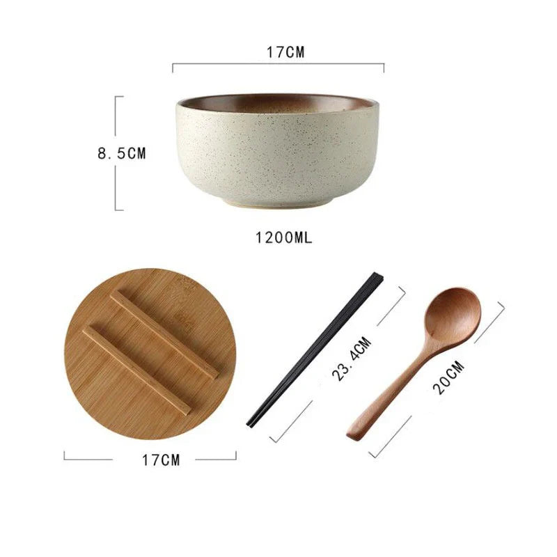 Modern Artisan Soup 4-Piece Bowl Set White