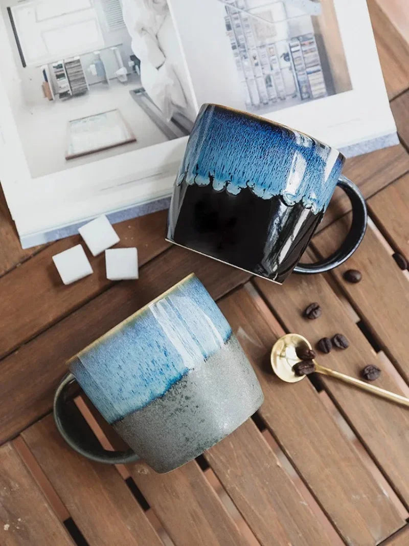 Indigo Melt Ceramic Mug