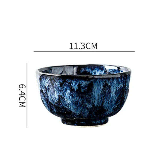 Blue Nebula 10-Piece Dinner Set