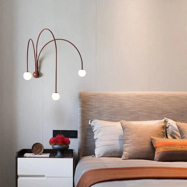 Fountain of Light Metal Wall Lamp