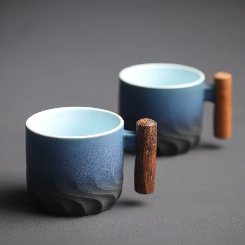 Espresso Cup with Bamboo Handle - Japanese-Inspired