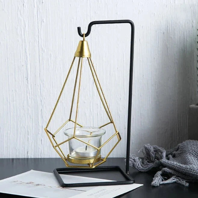 Hanging Diamond Candle Holder 2