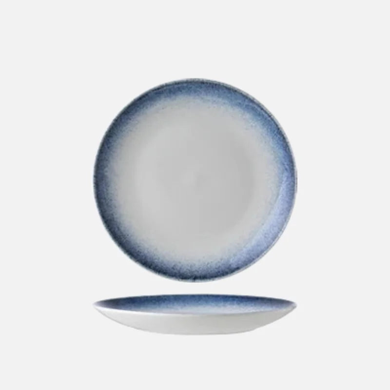 Coastal Rim Ceramic Plate