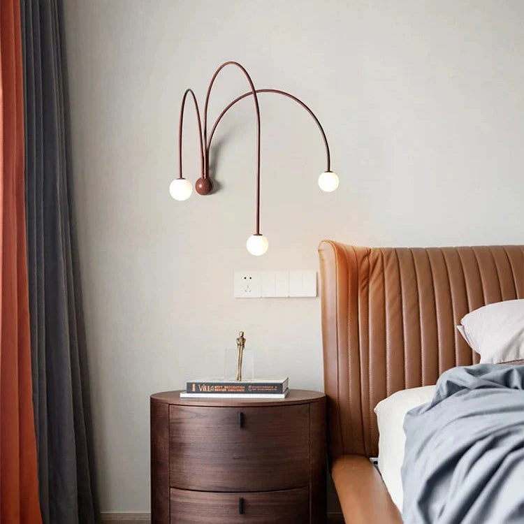 Fountain of Light Metal Wall Lamp