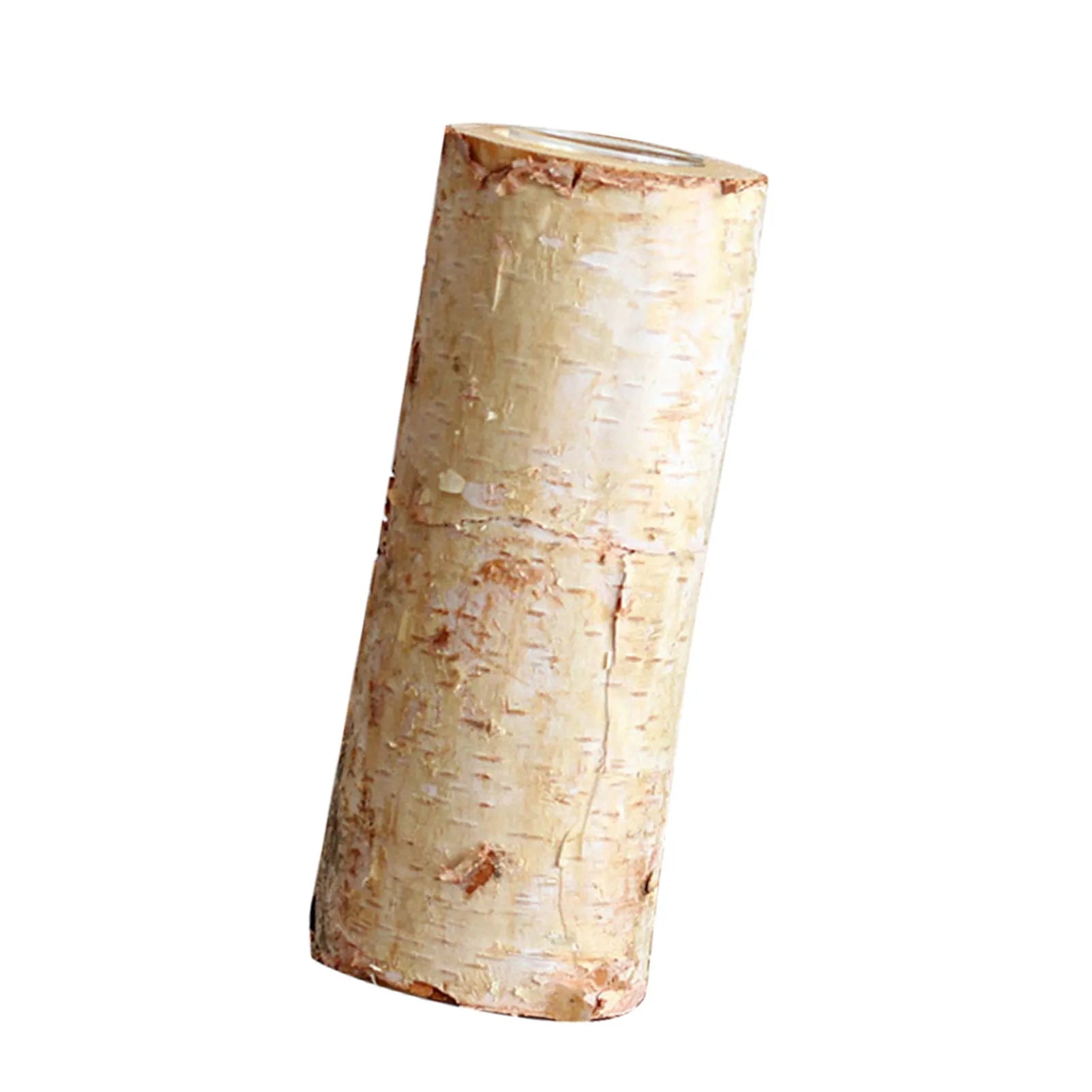Birch Wood Candle Holder 8 inch (20cm)