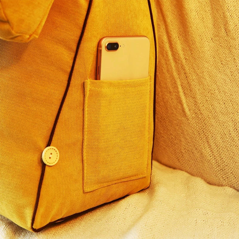 Reading Pillow with Adjustable Backrest